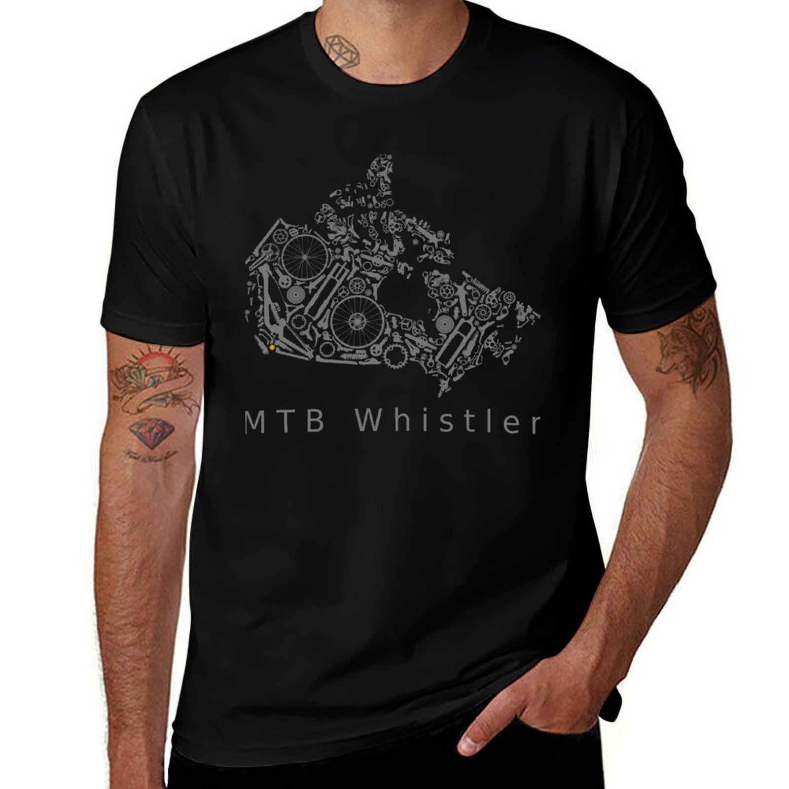 Mountain Biking Whistler - КАНАДА - MTB Whistler, футболка для