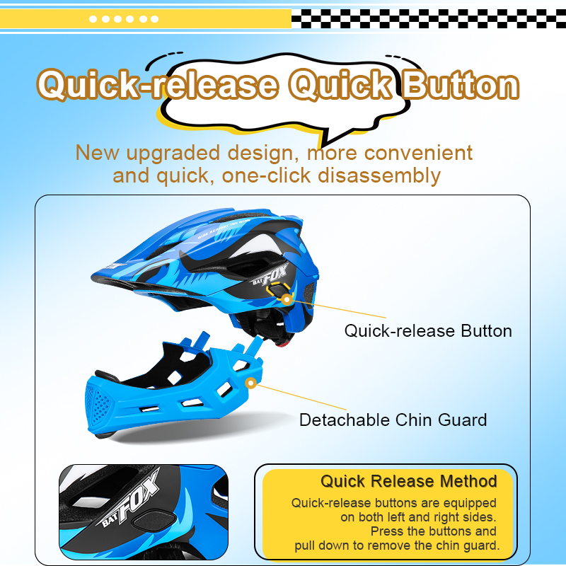 BATFOX детский анфас велосипед – обзор и цена Mountain Biking Helmet Kids
