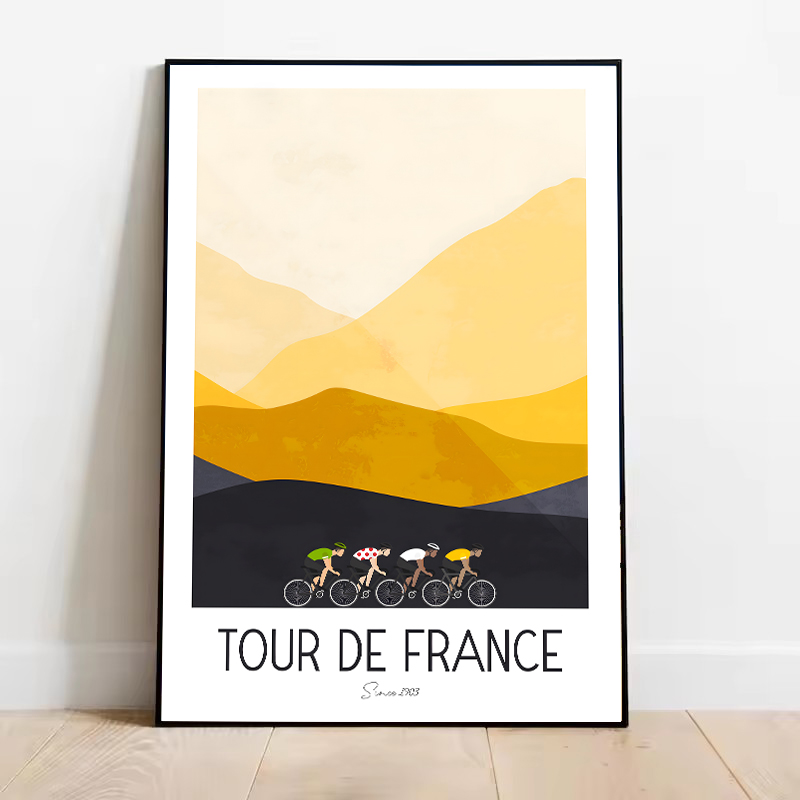1 шт., безрамный постер с изоб – обзор и цена Mountain Biking France
